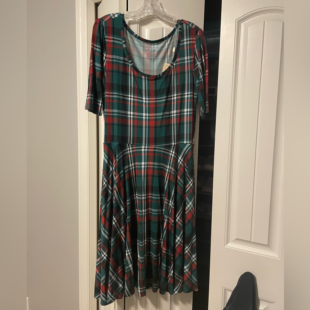 Charlie’s Project Merry Tartan - Women's Bamboo A Line Dress